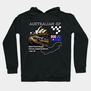 Australian Grand Prix, Formula 1, Albert Park, Melbourne, F1 Hoodie